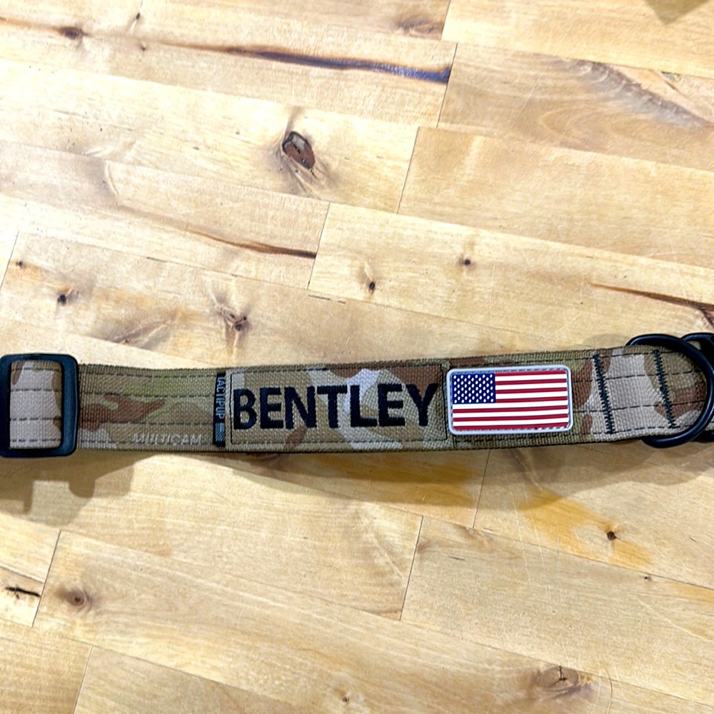 Brand new TACTIPUP 1.5 inch embroidered collar. Multicam arid (color)
